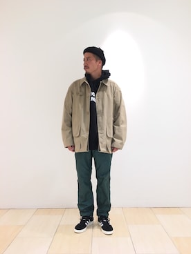 「アイテム（ブルゾン）」を使った、horieさん（メンズ・170cm・30代）の秋コーディネート