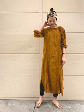 岡本さん(レディース・167cm)の春コーディネート