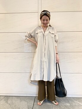 岡本さん（レディース・167cm）の春コーディネート