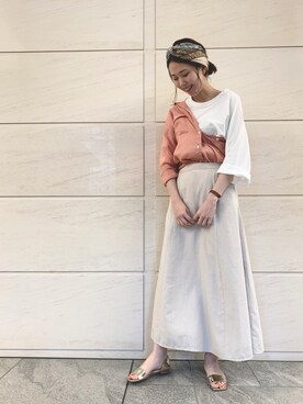 岡本さん(レディース・167cm)の春コーディネート