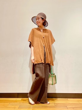 岡本さん（レディース・167cm）の春コーディネート