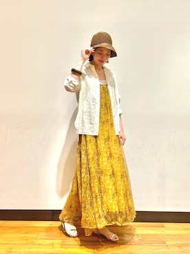 岡本さん（レディース・167cm）の春コーディネート