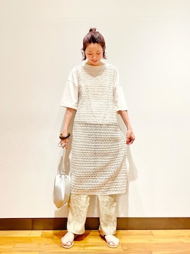 岡本さん（レディース・167cm）の春コーディネート