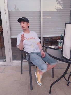 「HALB（ハルプ）のアイテム」を使った、tossyさん（メンズ・168cm）の春コーディネート