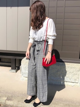 「Le Chione（ルキオネ）のアイテム」を使った、h a s h i m oさん（レディース・152cm）の秋コーディネート