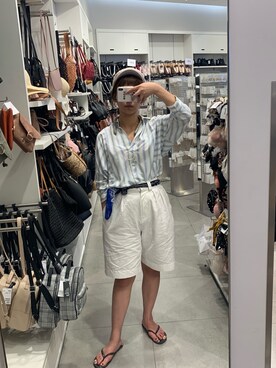 「COS（コス）のアイテム（アクセサリー）」を使った、BingeYurikoさん（レディース・168cm）の夏コーディネート