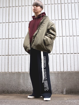 「ISOOK（アイスー）のアイテム（ジャケット/アウター）」を使った、TAKUさん（メンズ・180cm）の春コーディネート
