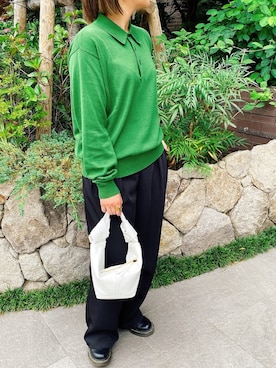 「SAINT LAURENT PARIS（サンローランパリ）のアイテム（アクセサリー）」を使った、oyukiさん（レディース・157cm）の春コーディネート