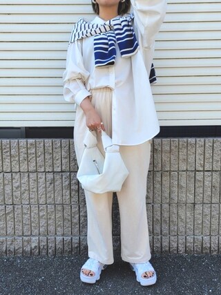 Caban キャバン の コットンカシミヤ バイカラーリブノースリーブプルオーバー ニット セーター Wear