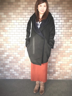 Peiさん（レディース・161cm）の冬コーディネート