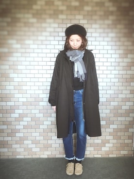 Peiさん（レディース・161cm）の冬コーディネート