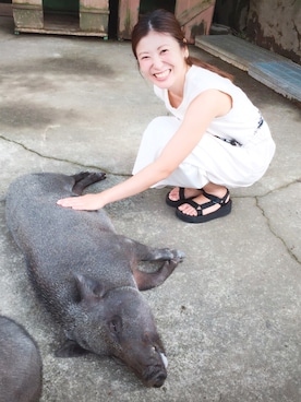 Peiさん(レディース・161cm)の夏コーディネート