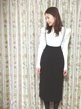 「MINIMUM（ミニマム）のアイテム（トップス）」を使った、Peiさん（レディース・161cm）の冬コーディネート