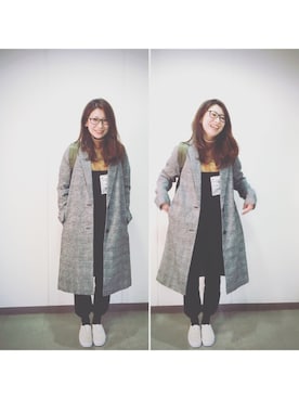 「select MOCA（セレクトモカ）のアイテム（つなぎ/オールインワン）」を使った、Peiさん（レディース・161cm）の冬コーディネート