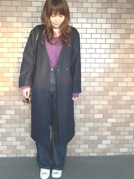 Peiさん（レディース・161cm）の冬コーディネート