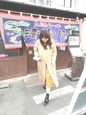 「andemiu」｜「アイテム（その他アウター）」を使った、Peiさん（レディース・161cm）の春コーディネート