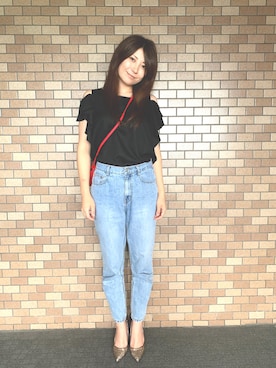 「Luz Llena (philter)（ラズレナ　フィルター）のアイテム」を使った、Peiさん（レディース・161cm）の夏コーディネート