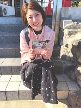 「Lee（リー）のアイテム（シャツ/ブラウス）」を使った、Peiさん（レディース・161cm）の春コーディネート