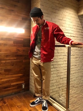 山Dさん(メンズ・175cm)の冬コーディネート