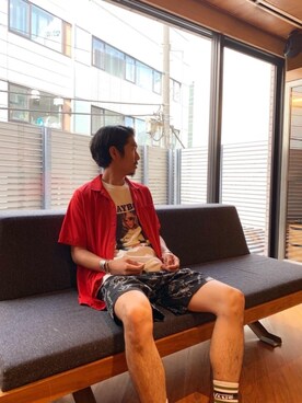 山Dさん（メンズ・175cm）の夏コーディネート