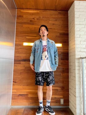 山Dさん（メンズ・175cm）の夏コーディネート