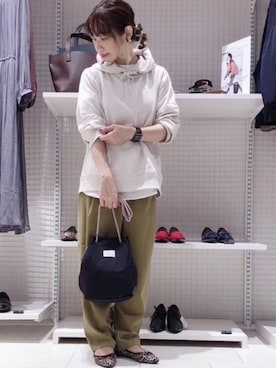 「Te chichi TERRASSE」｜「アイテム（その他）」を使った、まさこさん（レディース・157cm）の秋コーディネート