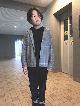 @rikuyuichanさん（キッズ・120cm）の冬コーディネート