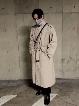 「abcd（ナシ）のアイテム（ジャケット/アウター）」を使った、あきさん（メンズ・182cm）の春コーディネート