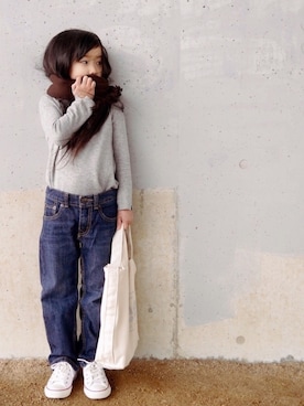 花音さん（キッズ・100cm）の冬コーディネート