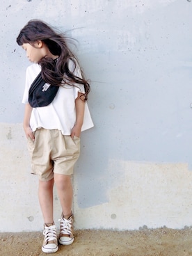 花音さん（キッズ・110cm）の夏コーディネート