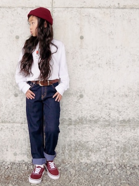 花音さん（キッズ・110cm）の秋コーディネート