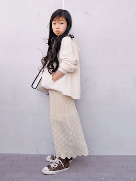 花音さん（キッズ・120cm）の春コーディネート