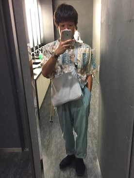 「JAM（ジャム）のアイテム」を使った、ぷぅ🐻さん（メンズ・168cm）の夏コーディネート