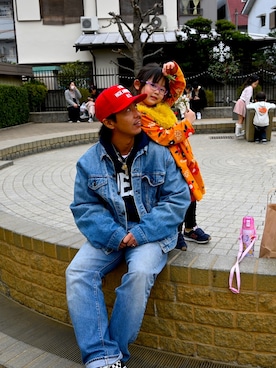 「HIDE AND SEEK（ハイドアンドシーク）のアイテム（帽子）」を使った、takaoandouさん（メンズ・171cm）の冬コーディネート