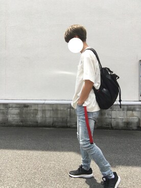 「glory crew（グローリークルー）のアイテム（バッグ）」を使った、Me□.さん（メンズ・172cm）の夏コーディネート