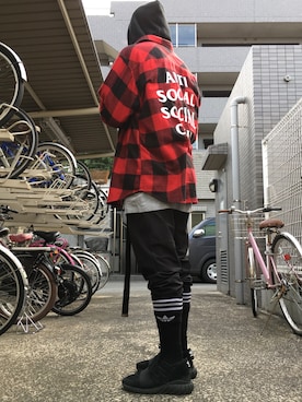 「places+faces」｜古さん（メンズ・177cm）の秋コーディネート