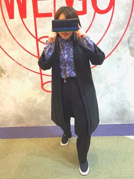 「Paul Smith（ポールスミス）のアイテム（財布/小物）」を使った、やびさん（レディース・154cm）の冬コーディネート