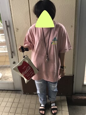 「VISON STREET（ヴィジョン ストリート）のアイテム」を使った、やびさん（レディース・154cm）の夏コーディネート