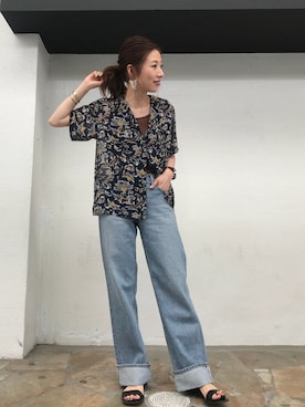 「セルヴィッチ」｜NAOMIさん（レディース・156cm）の夏コーディネート