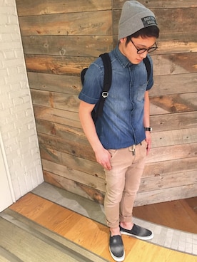 「そらまち」｜加藤涼太さん（メンズ・170cm）の春コーディネート