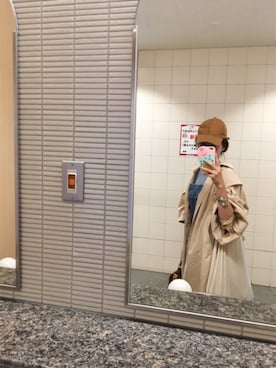 「ADAM ET ROPE'（アダムエロペ）のアイテム（サロペット/オーバーオール）」を使った、MAYUさん（レディース・165cm）の秋コーディネート