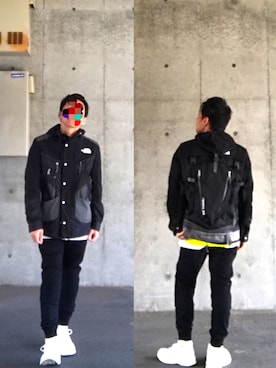 「JUNYA WATANABE MAN（ジュンヤワタナベマン）のアイテム（ニット/セーター）」を使った、 dull_1068さん（メンズ・170cm）の冬コーディネート