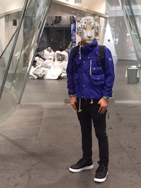 「VISVIM（ビズビム）のアイテム（バッグ）」を使った、 dull_1068さん（メンズ・170cm）の秋コーディネート