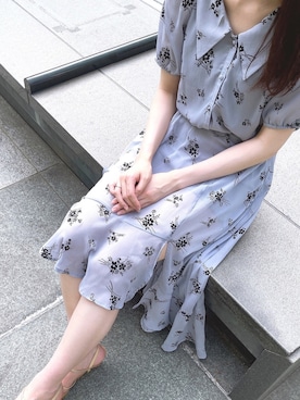 「ANDGEEBEE（アンジービー）のアイテム」を使った、あっちゃんさん（レディース・164cm）の夏コーディネート