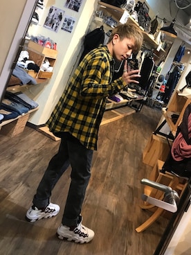 「HARIM（ハリム）のアイテム（リング）」を使った、Heroさん（メンズ・163cm）の秋コーディネート