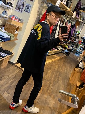 「HARIM（ハリム）のアイテム」を使った、Heroさん（メンズ・163cm）の冬コーディネート