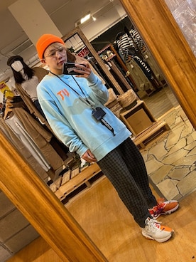 「HARIM（ハリム）のアイテム」を使った、Heroさん（メンズ・163cm）の冬コーディネート