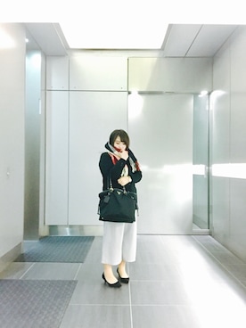 「オフィス」｜「アイテム（アナログ腕時計）」を使った、nanさん（レディース・163cm）の秋コーディネート
