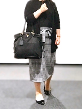「オフィス」｜「アイテム（アナログ腕時計）」を使った、nanさん（レディース・163cm）の夏コーディネート