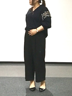 「オフィス」｜「アイテム（アナログ腕時計）」を使った、nanさん（レディース・163cm）の夏コーディネート